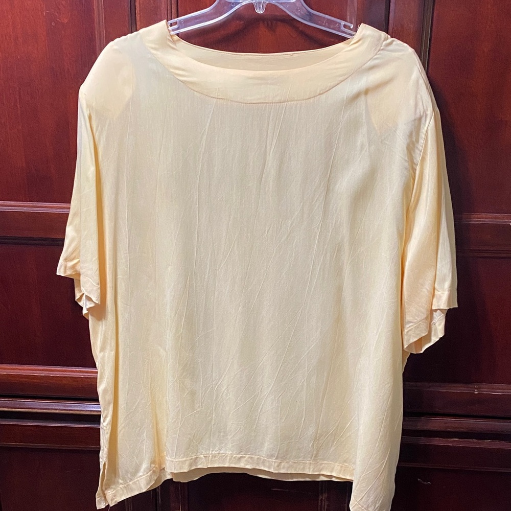 Stephanie-Lynne vintage Elegant Yellow Women's size 26W Top